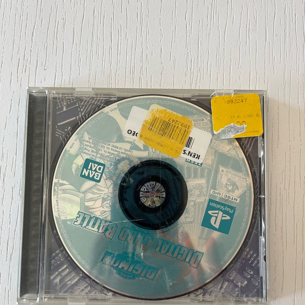 Sony PlayStation Digimon Digital card battle